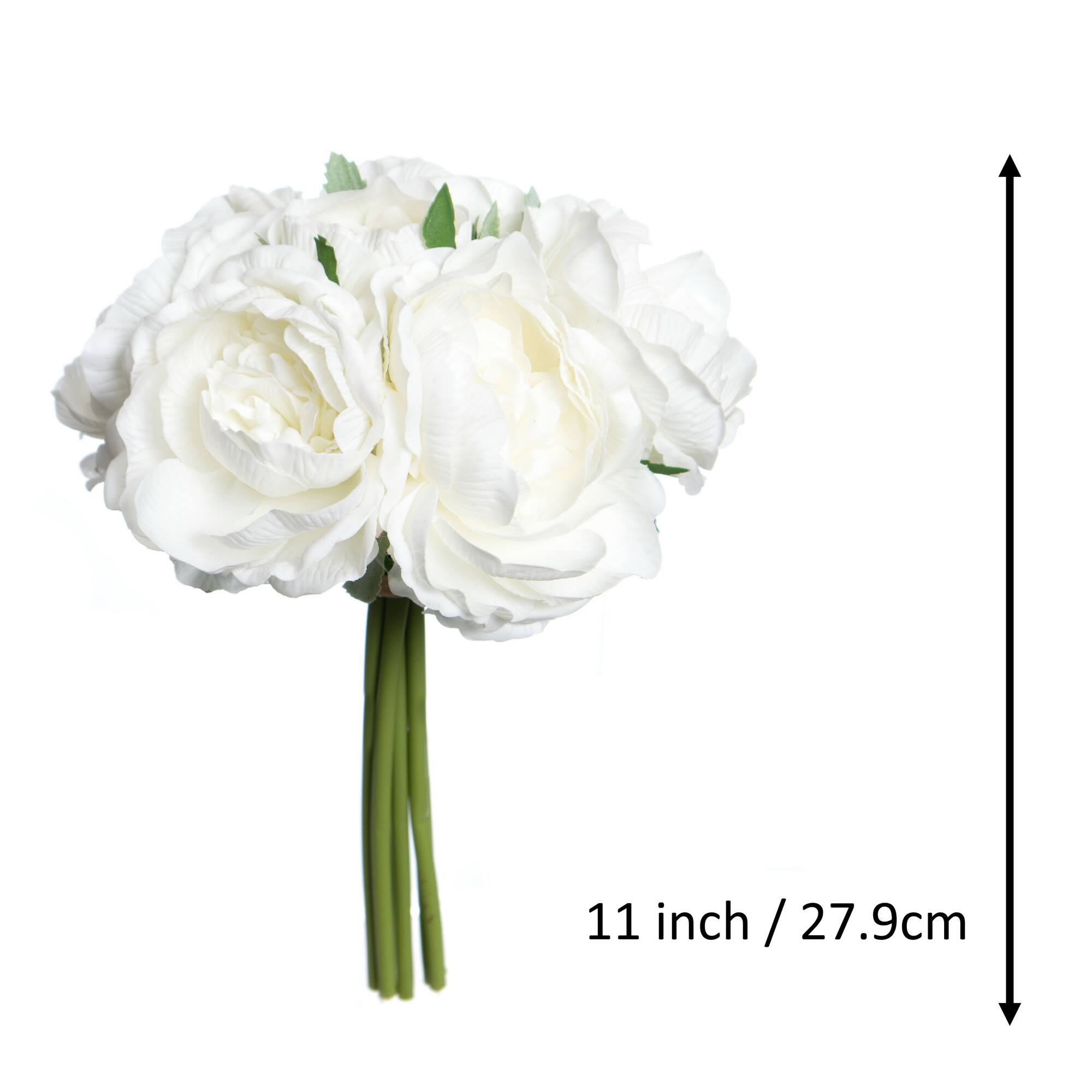 11" White Peony Real Touch Bundle by Ashland®
